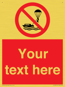 Custom No parasailing